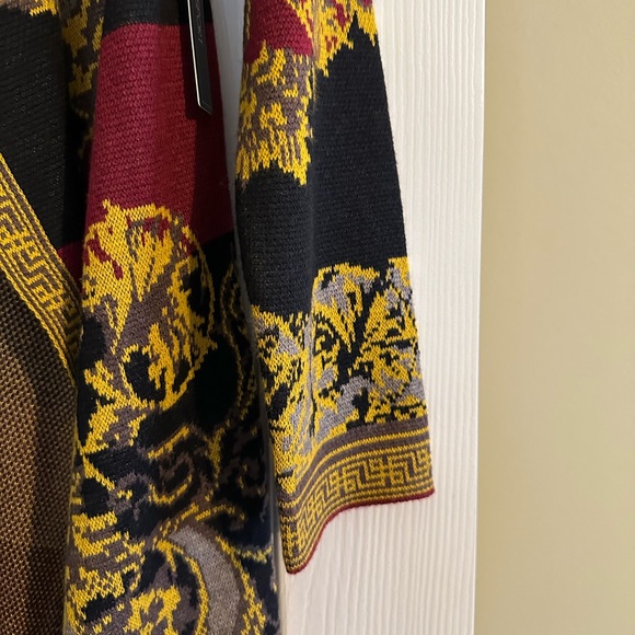 MAXSPORT Sweater/La Cardigan/ color Blac red gold red - Picture 5 of 9